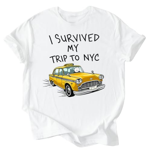 I Survived My Trip to NYC Tee, Funny Yellow Taxi Shirt